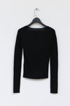 SWAYING/KNIT Seamless Cashmere Top SW212SZ01 Black PS8